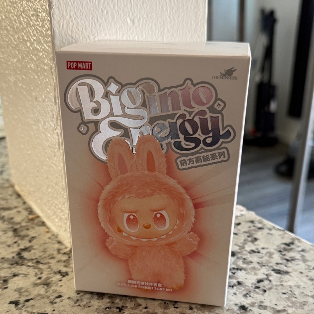 Big into energy happiness orange labubu